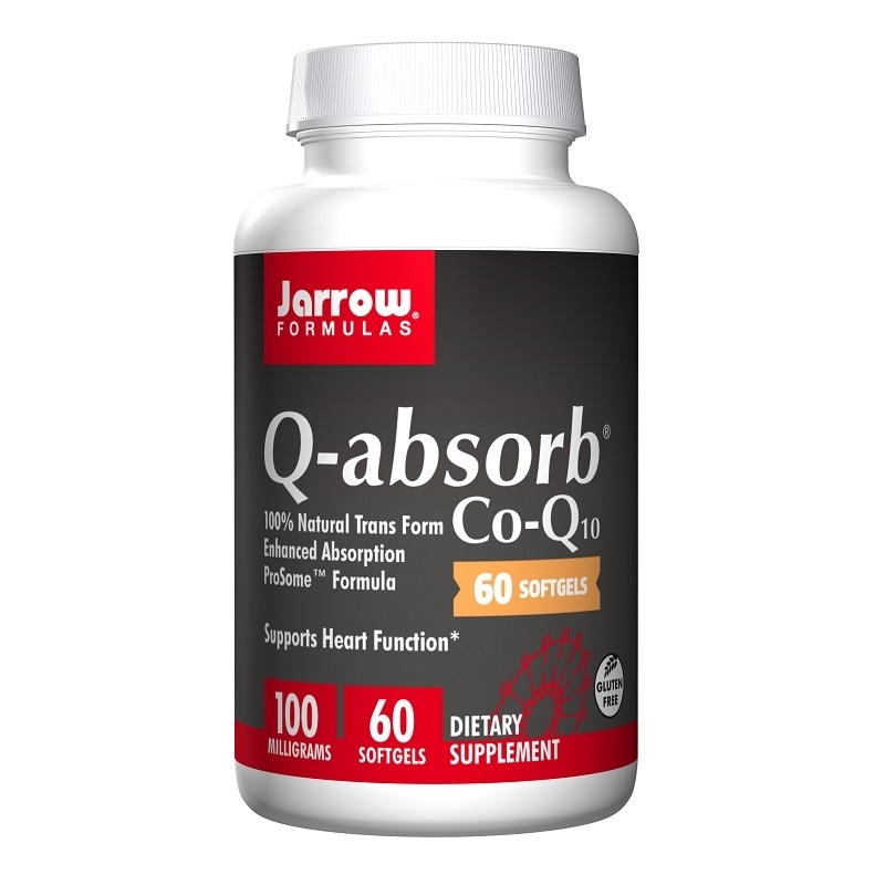 JARROW FORMULAS Koenzym Q10 Q-Absorb 60 gels.