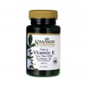 SWANSON Natural Vitamin E from Non-GMO Sunflower Oil 60 kap.żel.