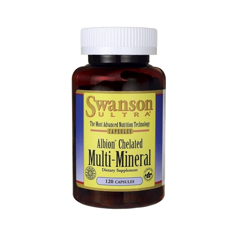 SWANSON Albion Chelated Multi-Mineral 120 kaps.