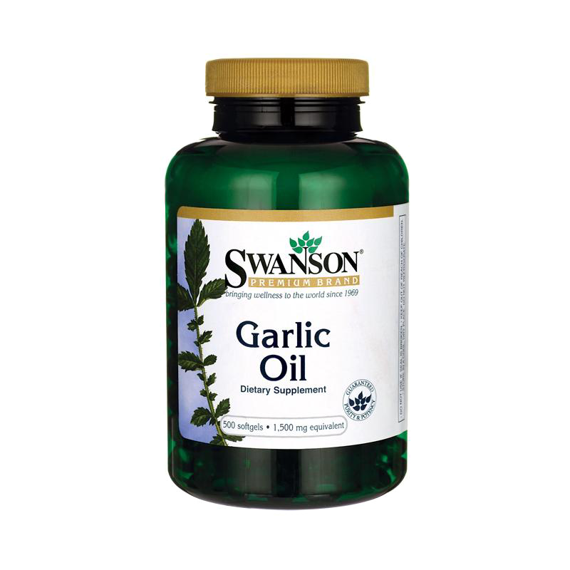 SWANSON Garlic Oil 500 kaps.