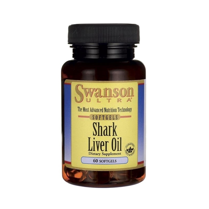 SWANSON Shark Liver Oil 60 gels.