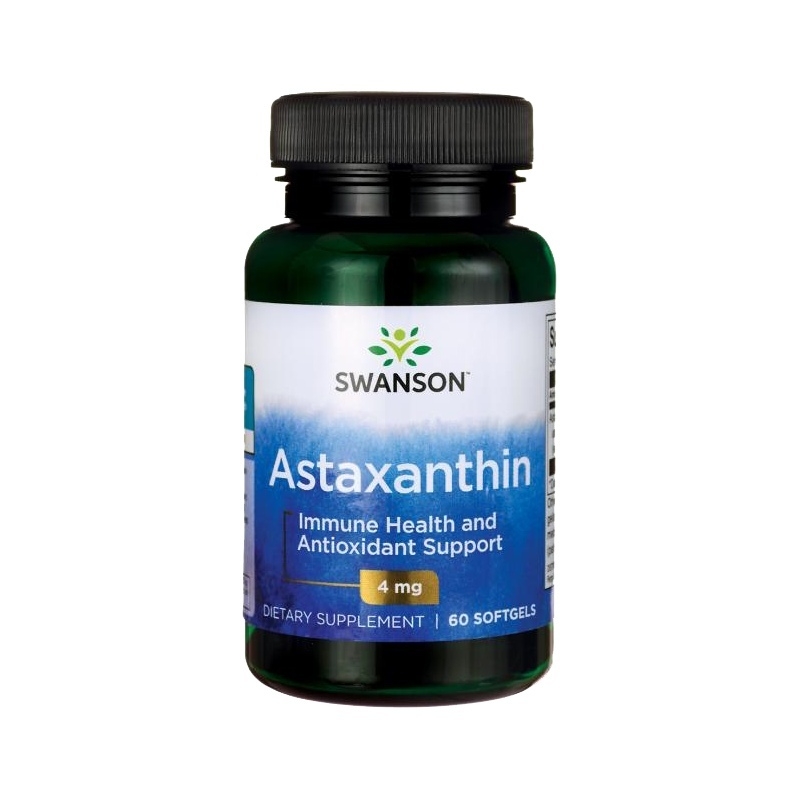 SWANSON Astaxanthin 4mg 60 gels.