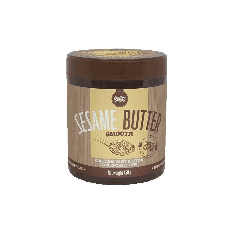 TREC BETTER CHOICE Sesame butter smooth 450 g czekolada