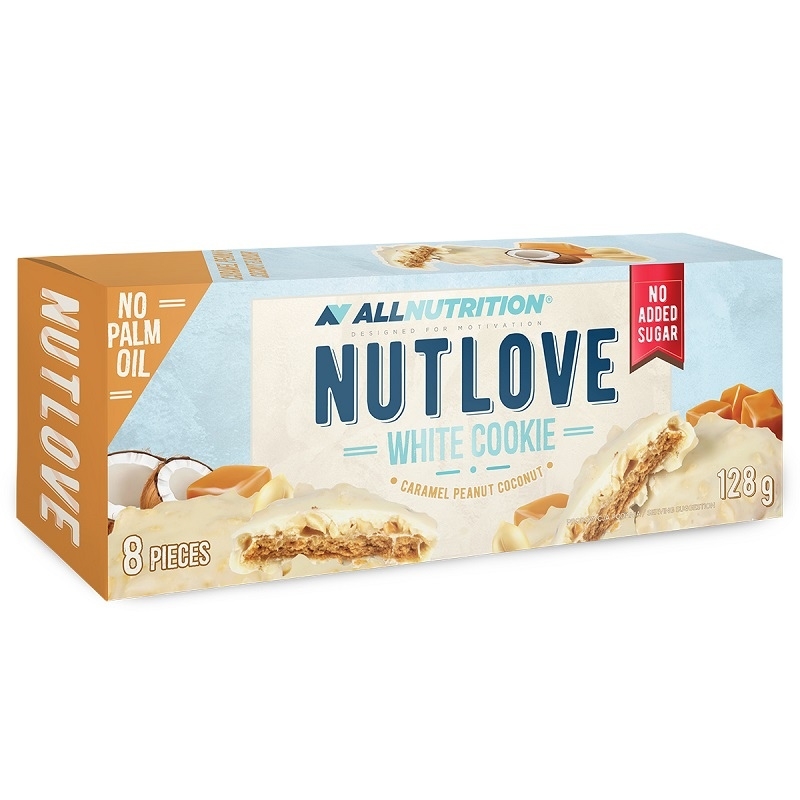 ALLNUTRITION Nutlove White Cookie 128 g Caramel Peanut Coconut