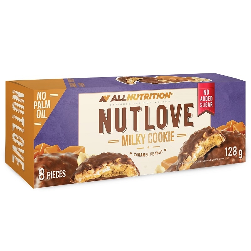 ALLNUTRITION Nutlove Milky Cookie 128 g Caramel Peanut