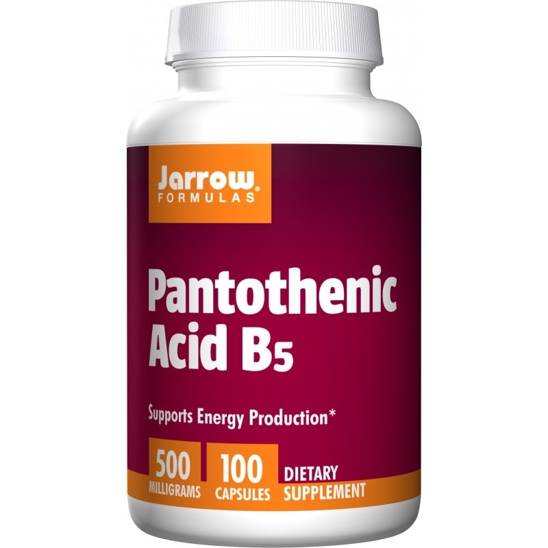 JARROW Pantothenic acid B5 500 mg 100 caps.