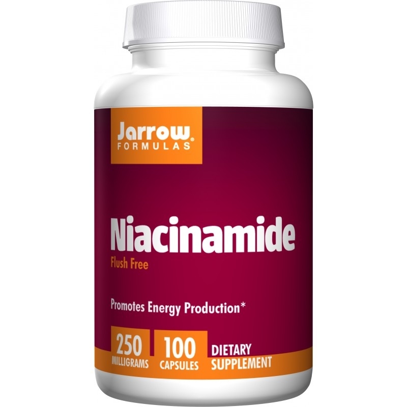 JARROW FORMULA Niacinamide 250 mg (Flush Free) 100 kaps.