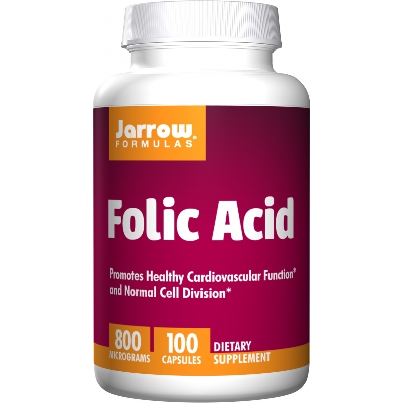 JARROW FORMULAS Folic Acid 100 caps.