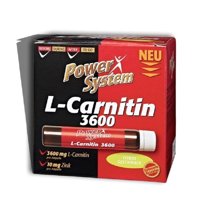 POWER SYSTEM L-karnityna 3600mg 25 ml