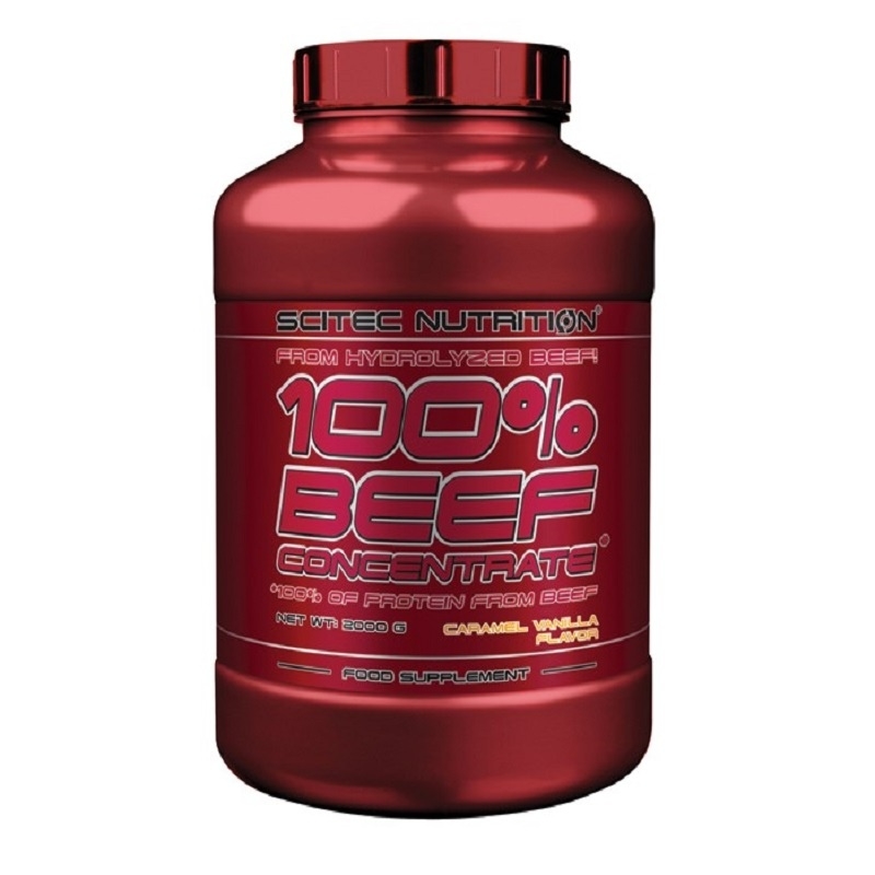 SCITEC 100% Beef Concentrate 2000 grams Chocolate