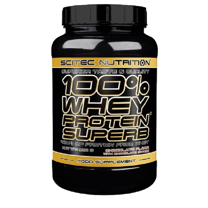 SCITEC 100% Whey Protein Superb 900 g