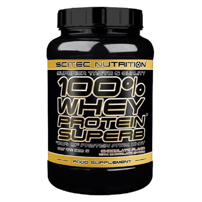 SCITEC 100% Whey Protein Superb 900 g Czekolada