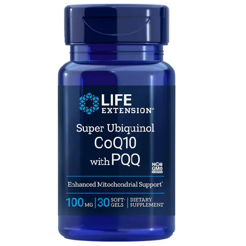 LIFE EXTENSION Super Ubiquinol CoQ10 100 mg With PQQ 30 softgels