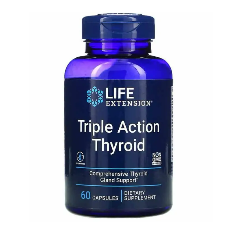 LIFE EXTENSION Triple Action Thyroid 60 caps.