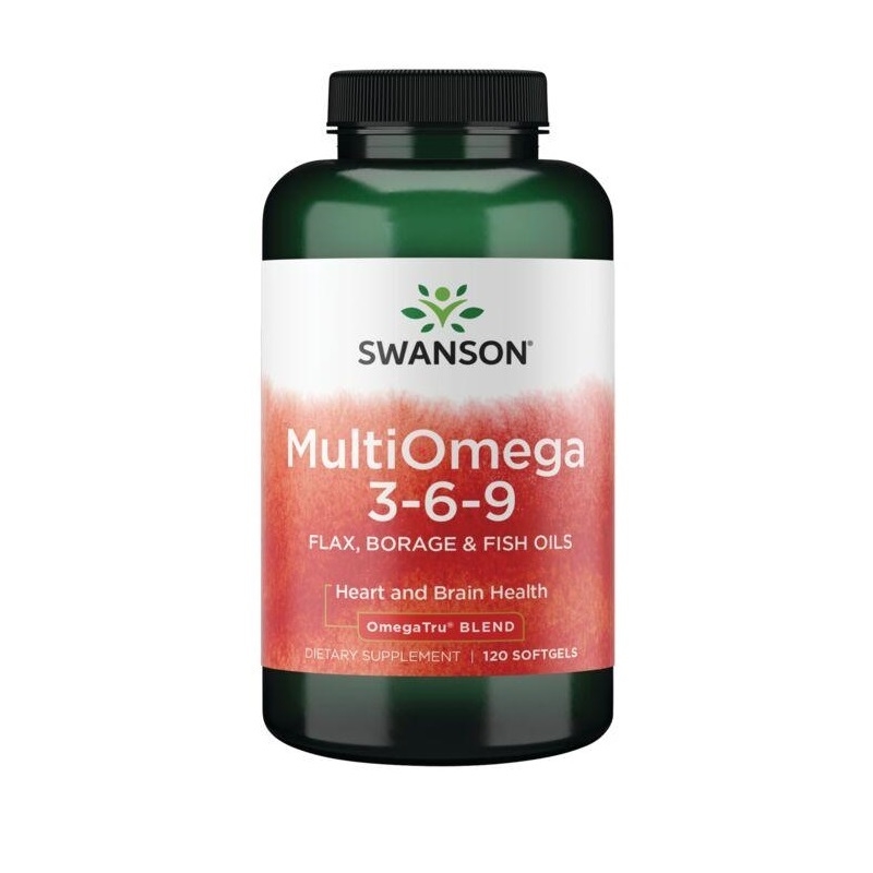 SWANSON Multi Omega 3-6-9 120 kaps.