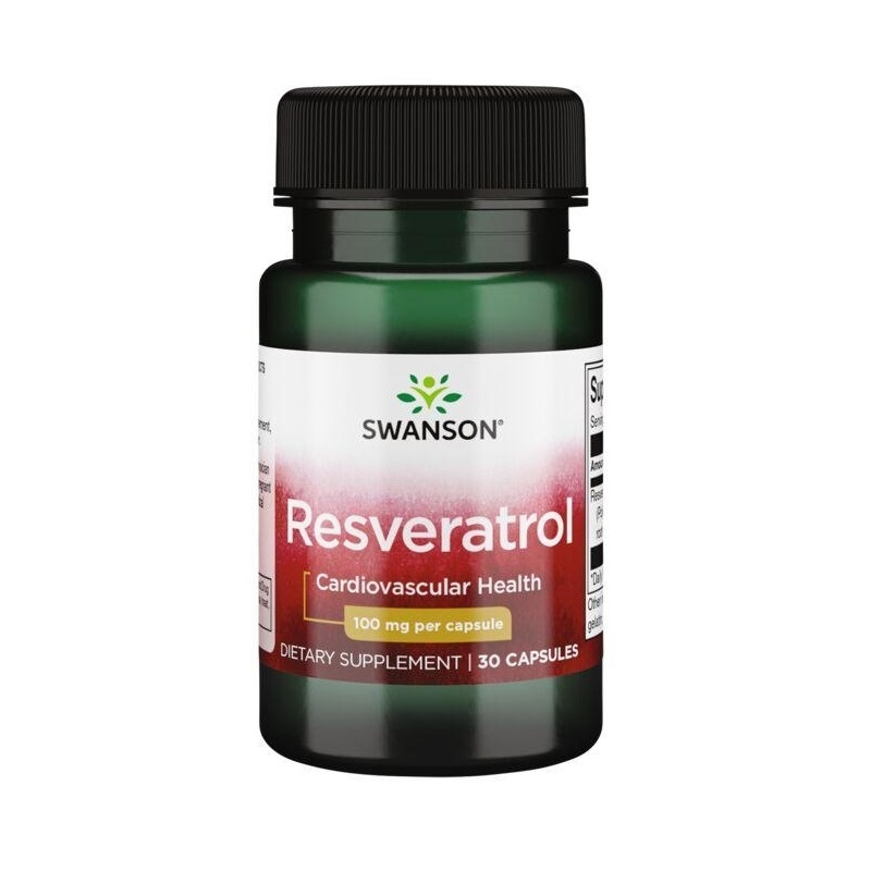 SWANSON Resveratrol 100 30 kaps.