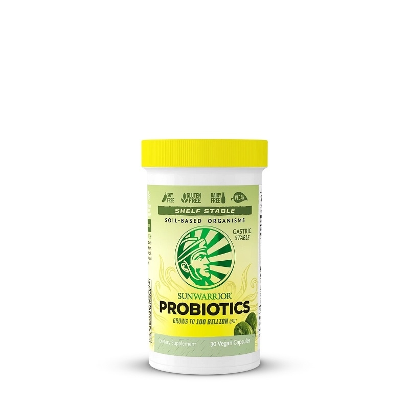 SUNWARRIOR Probiotics 30 veg caps.
