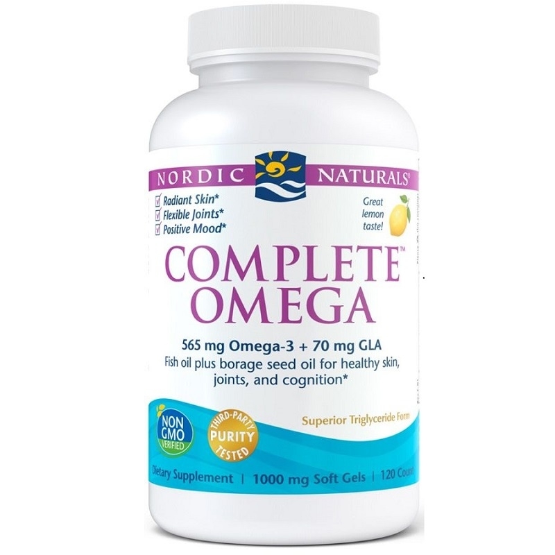 NORDIC Complete Omega 565 mg 120 gels Cytryna
