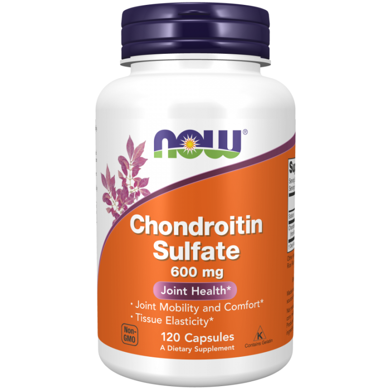 NOW FOODS Chondroitin Sulfate 600 mg 120 caps.