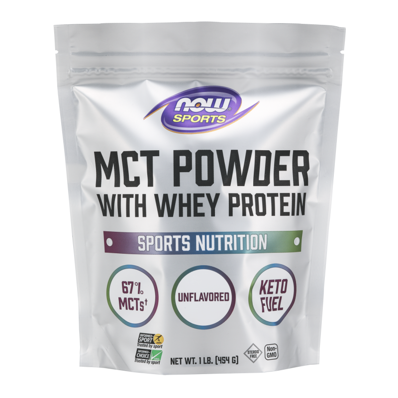 NOW FOODS MCT Powder with Whey Protein 454 g