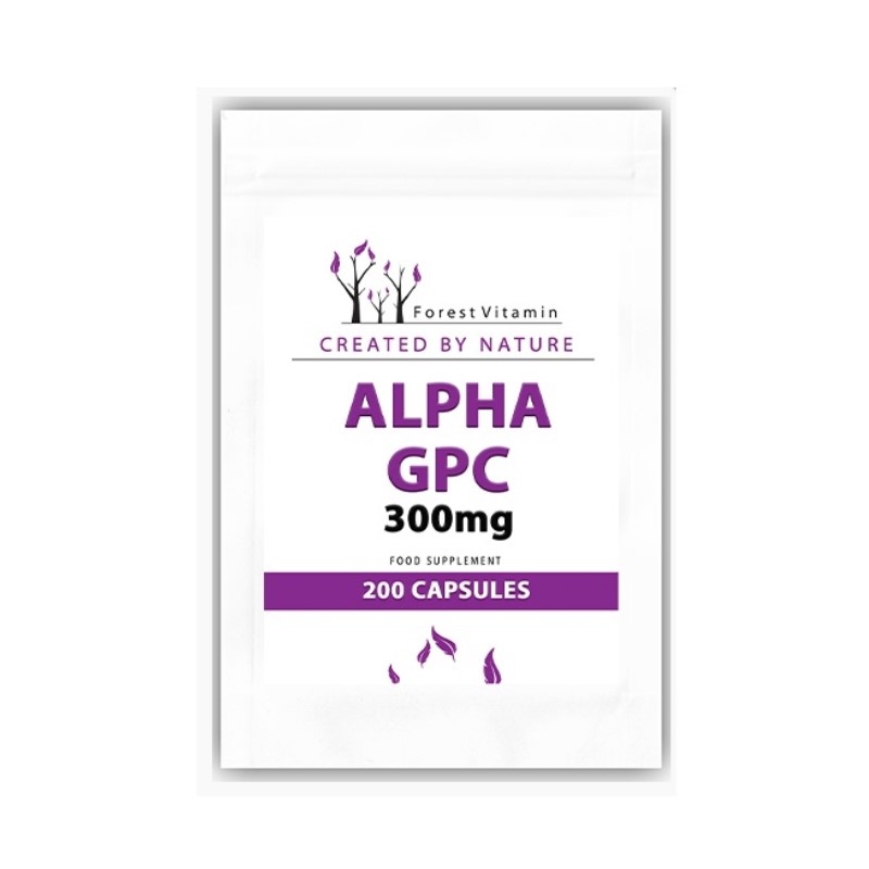 FOREST VITAMIN Alpha GPC 300 mg 200 caps.