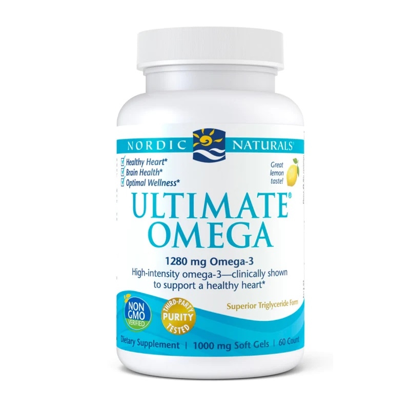 NORDIC NATURALS Ultimate Omega Cytryna 1280 mg 60 softgels