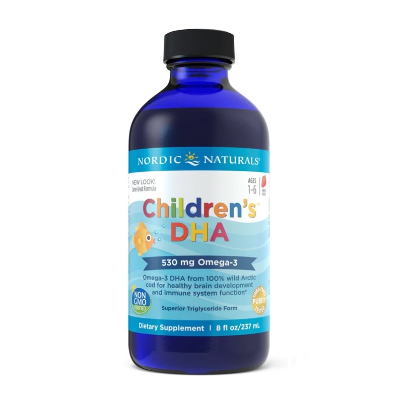 NORDIC NATURALS Childrens DHA 530 mg 237 ml Truskawka