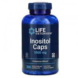LIFE EXTENSION Inositol Caps 1000 mg 360 veg caps.