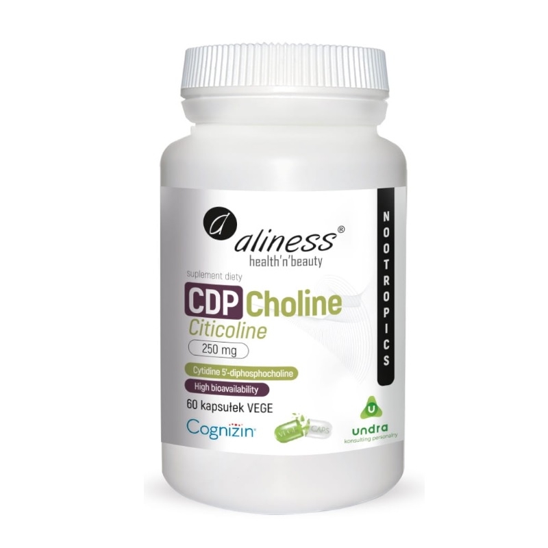 ALINESS CDP Choline 250 mg 60 veg caps.