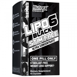 NUTREX Lipo 6 Black Stim Free Ultra Concentrate 60 caps.
