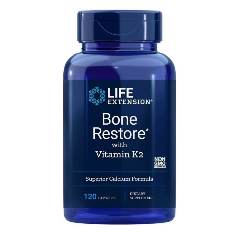 LIFE EXTENSION Bone Restore Witamina K2 120 caps.