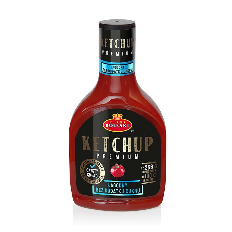 ROLESKI Ketchup Premium Łagodny 425 g
