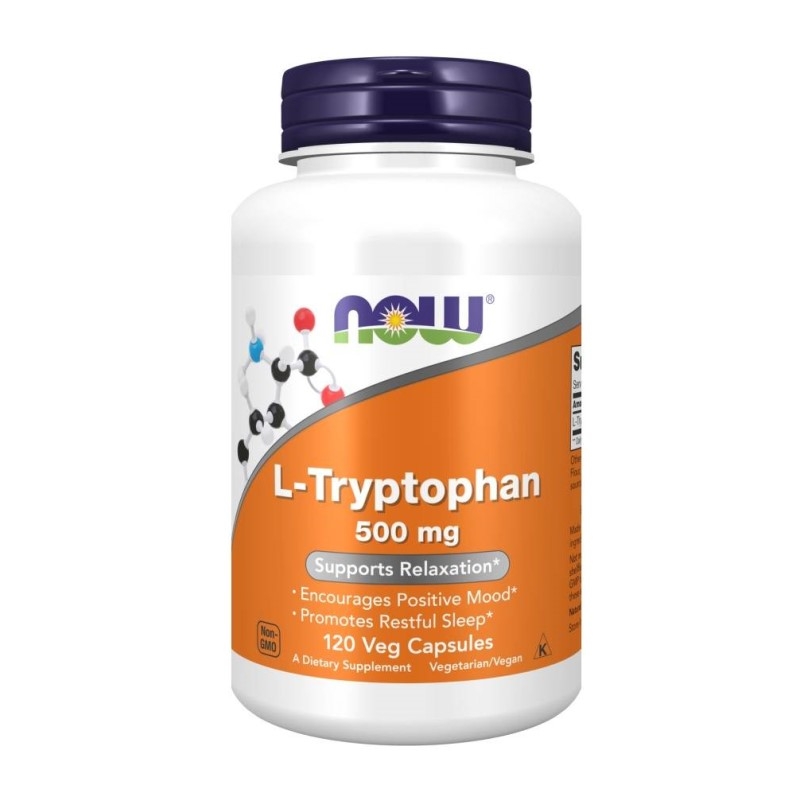 NOW FOODS L-Tryptofan 500 mg 120 vcaps.