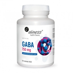 ALINESS GABA 750 mg 100 veg tabs.