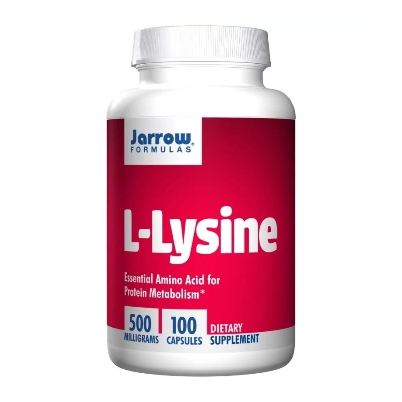 JARROW FORMULAS L-Lizyna 500 mg 100 caps.