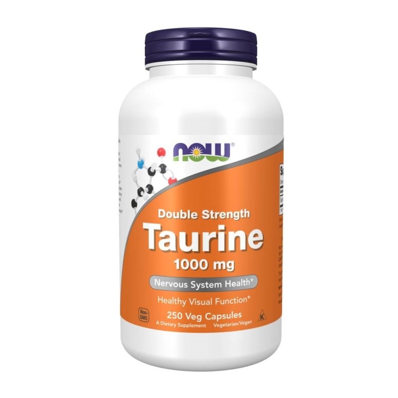 NOW FOODS Tauryna 1000 mg 250 vcaps.