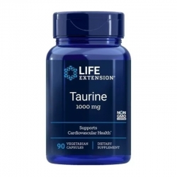 LIFE EXTENSION Taurine 1000 mg 90 veg caps.