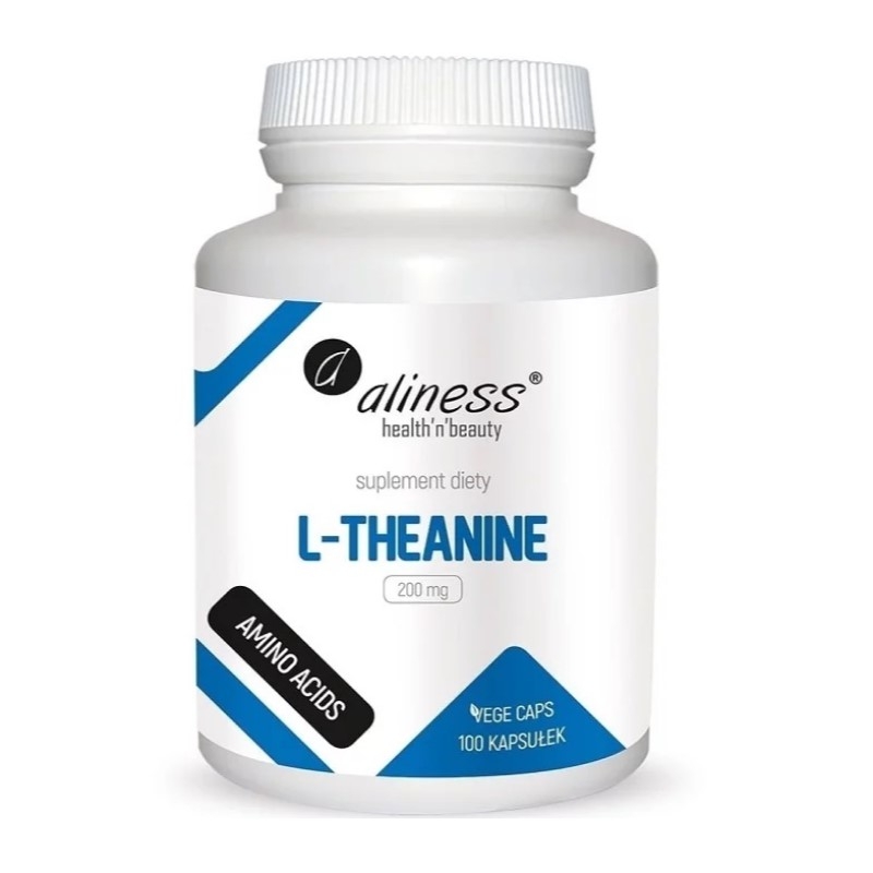 ALINESS L-Theanine 200 mg 100 veg caps.