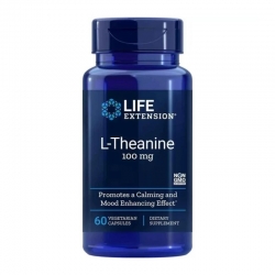 LIFE EXTENSION L-Theanina 100 mg 60 veg caps.