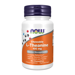 NOW FOODS L-Theanina 100mg 90 chewables