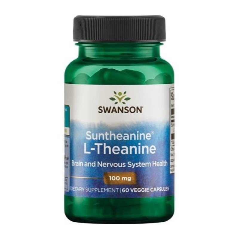 SWANSON Suntheanine L-Theanine 100 mg 60 caps.