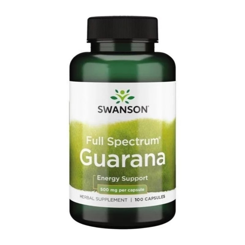 SWANSON Guarana 500 mg 100 capsules