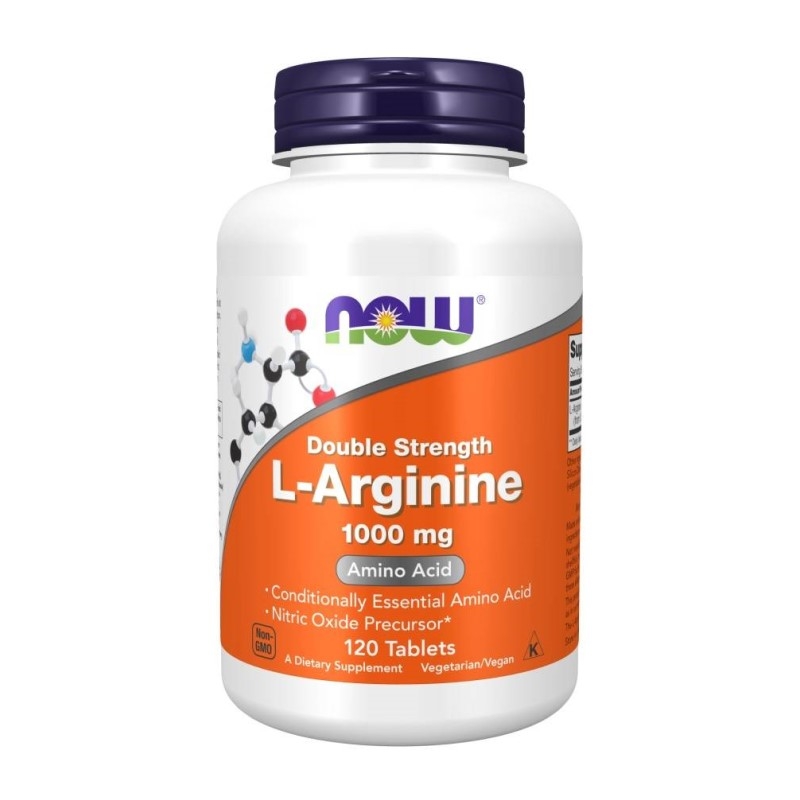NOW FOODS L-Arginine 1000 mg 120 tabl.