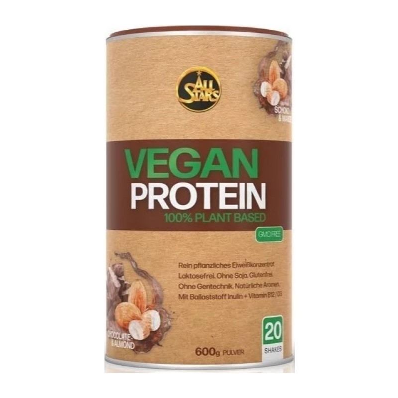 ALL STARS Vegan Protein 600 g SMAKI CZEKOLADOWE