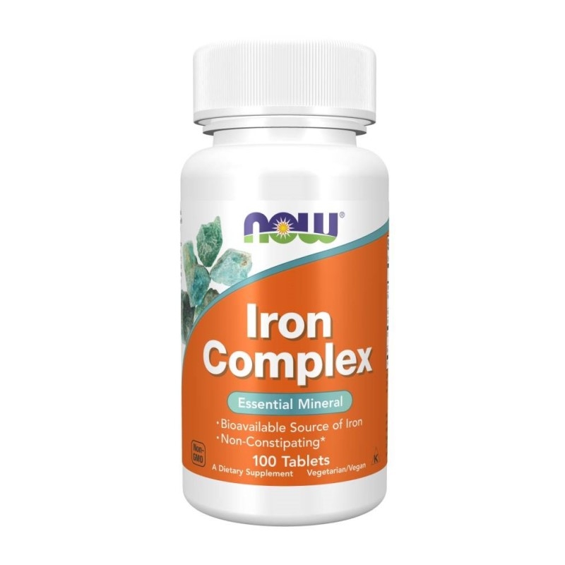 NOW Foods Iron Complex 100 tabl.