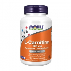 NOW FOODS L-Carnitine 500mg 180 kaps.