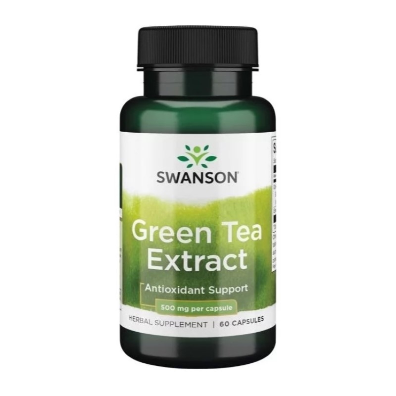 SWANSON Green Tea Extract 500 mg 60 caps.