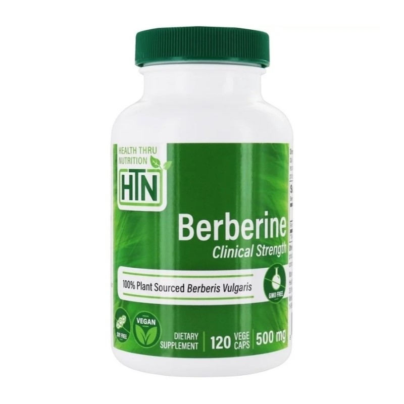 HEALTH THRU NUTRITION Berberine 500 mg 120 veg caps.