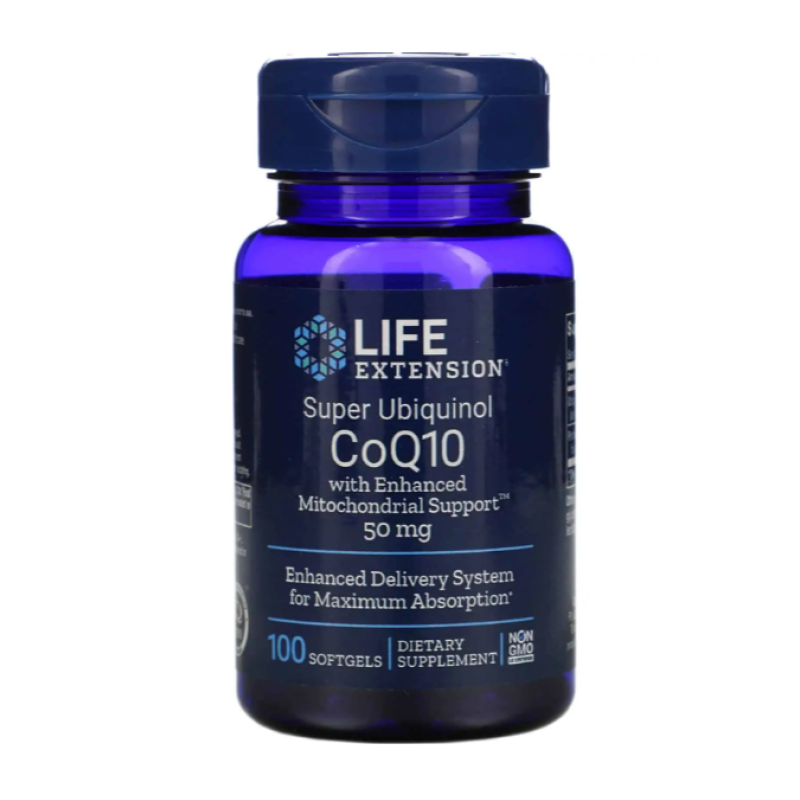 LIFE EXTENSION Super Ubiquinol CoQ10 With Enhanced Mitochondrial Support 100 mg 30 softgels