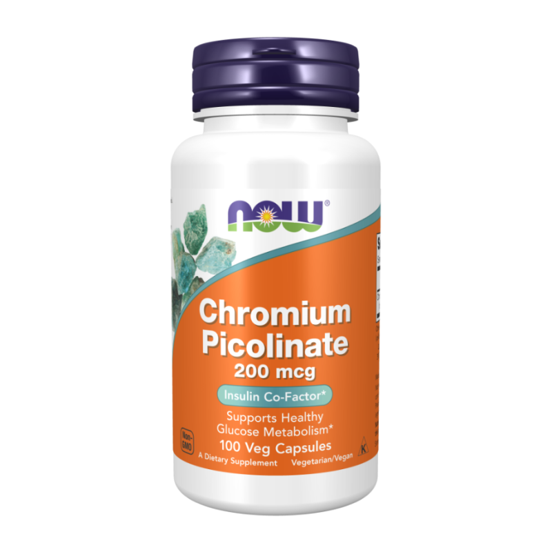 NOW Foods Chromium Picolinate 200 mg 100 tablets